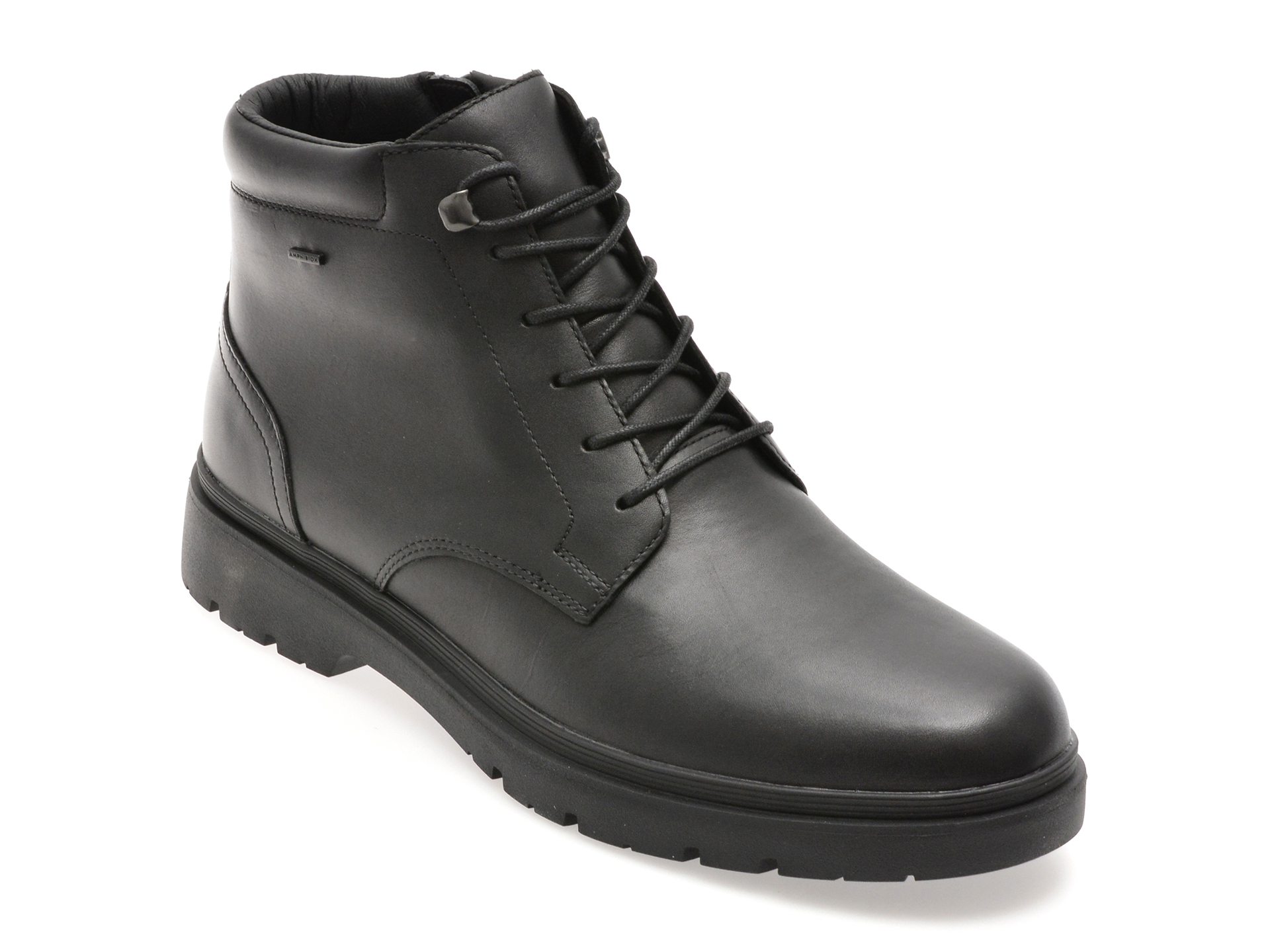 Ghete Geox negre din piele naturală
