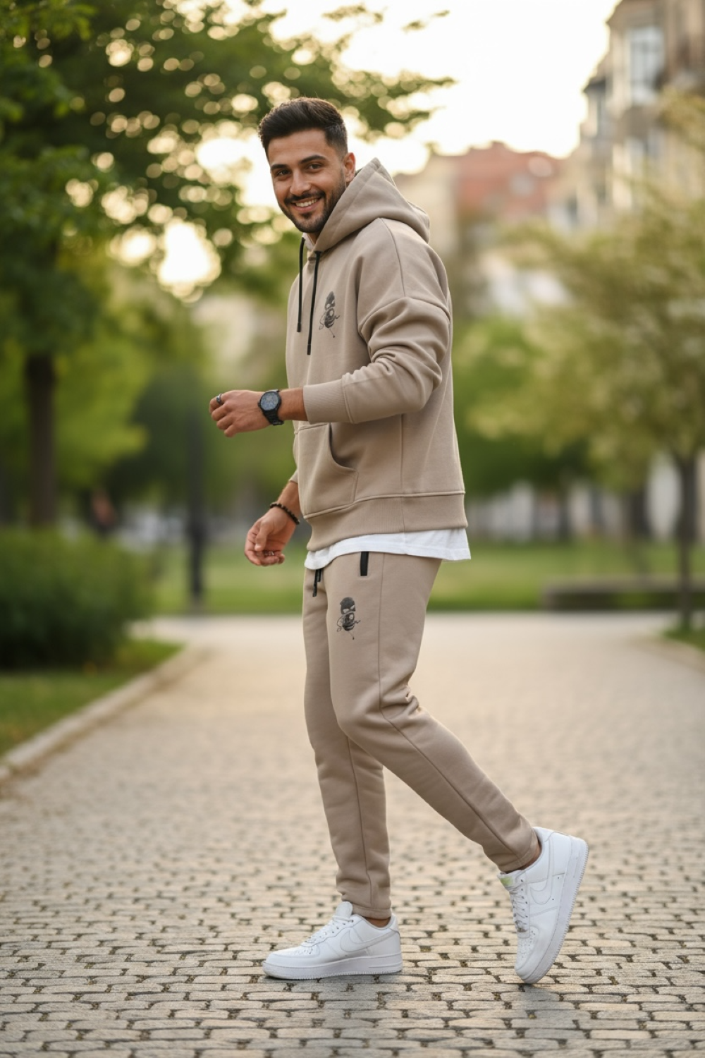 Trening Barbati Slim Fit Maro - Comfort Premium