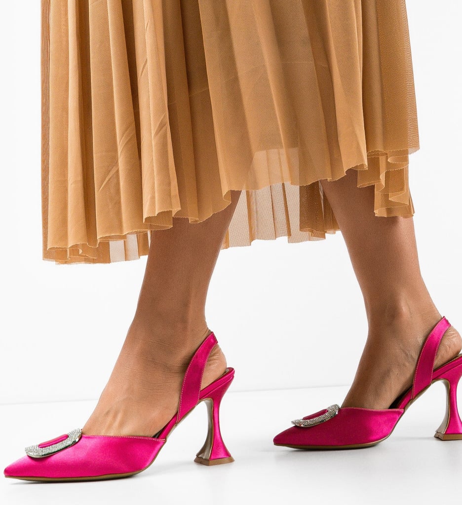 Pantofi Dama Royal Fuchsia | Eleganță Asigurată - imagine 4