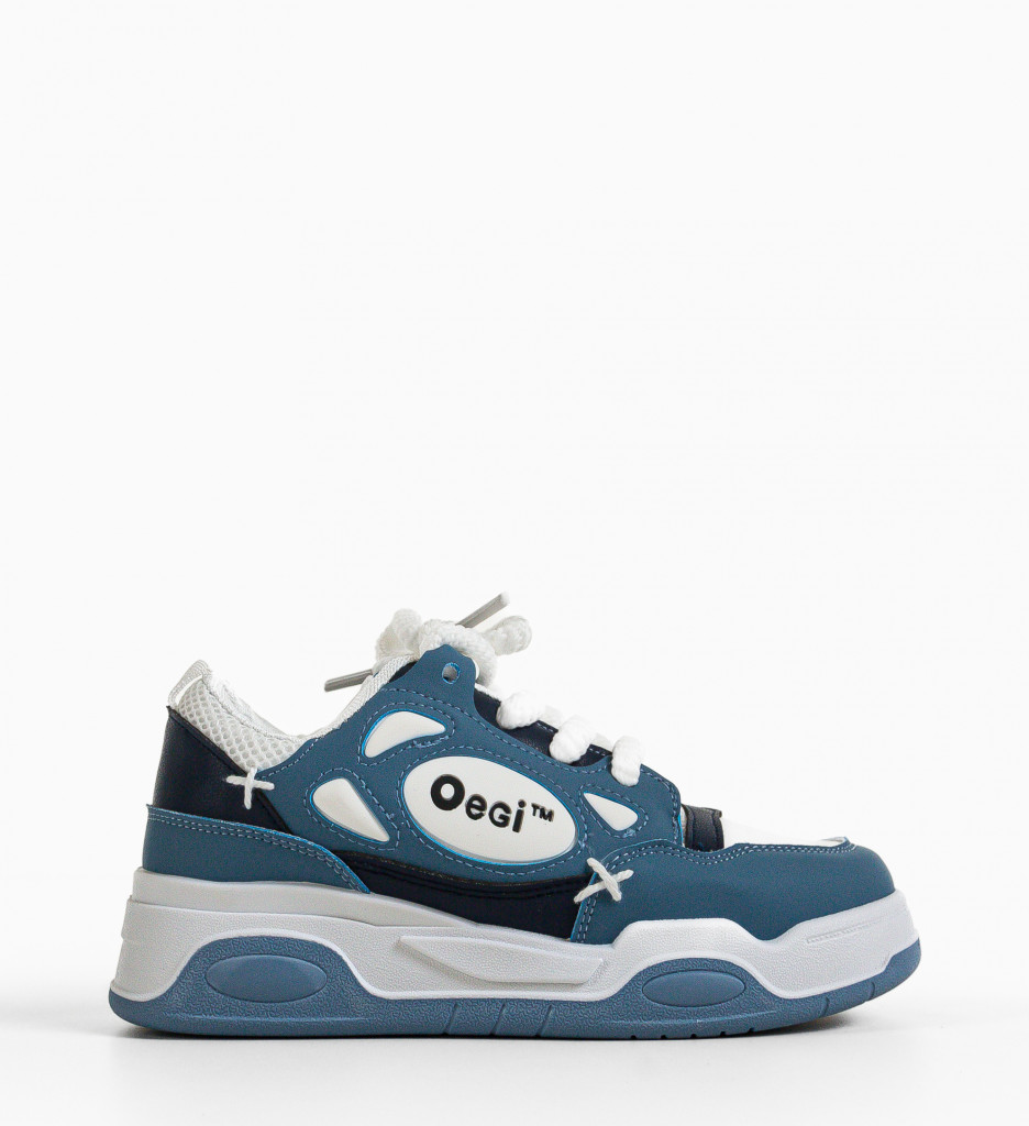 Pantofi Sport Scarl Albastri - Confort Maxim - imagine 5