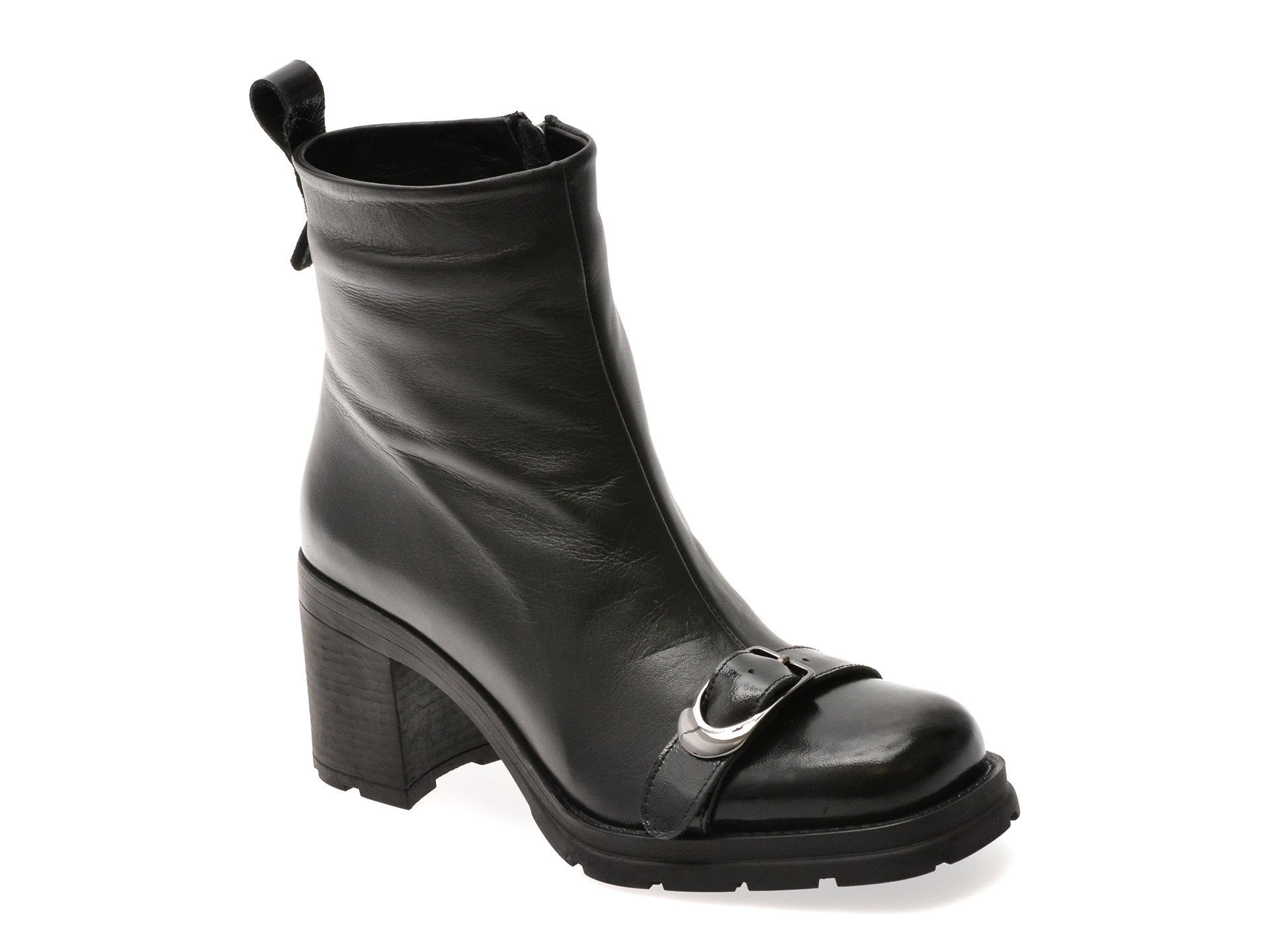 Ghete Epica Negre din Piele Naturala | Eleganță