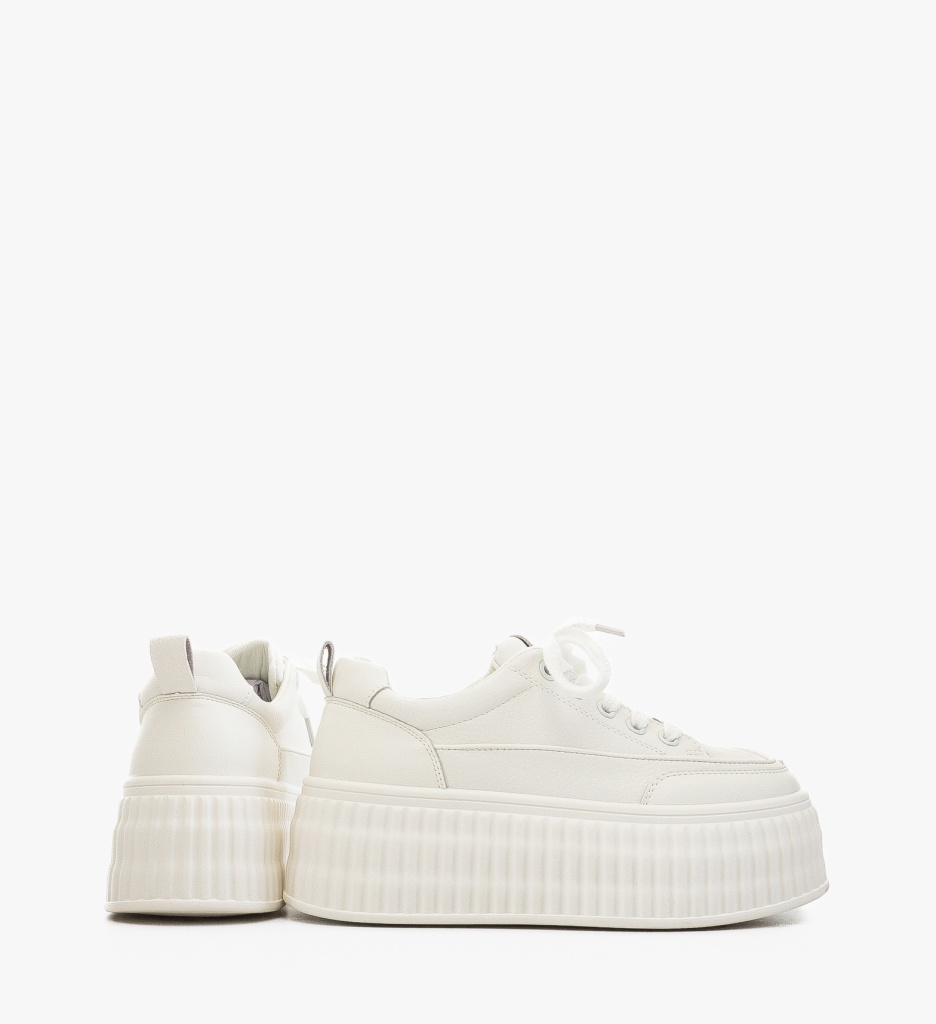 Sneakers Dama Staty Albi - Confort și Stil - imagine 5