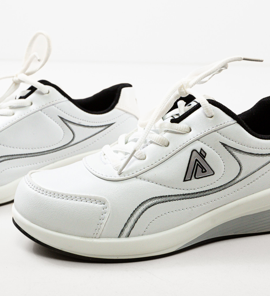 Sneakers Pokaza Albi Dama | Confort și Stil - imagine 7