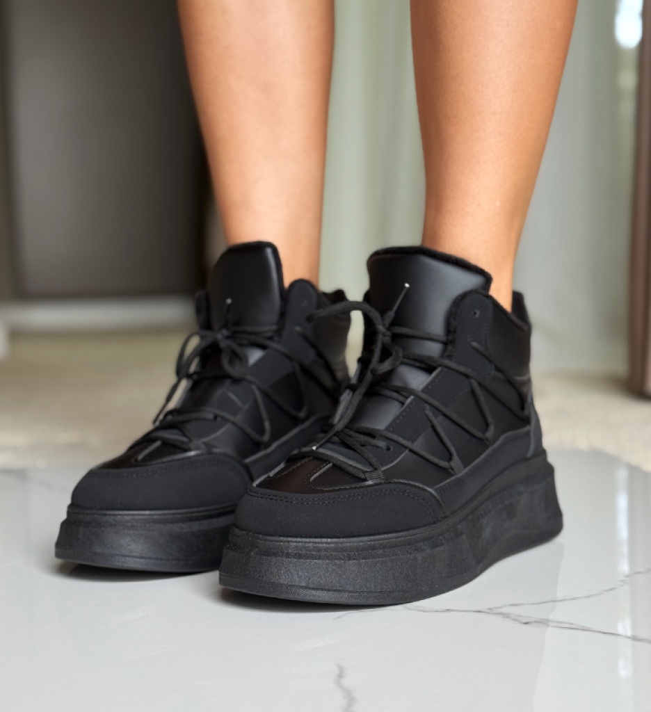 Sneakers Voldus Negri - Confort și Stil Urban - imagine 2