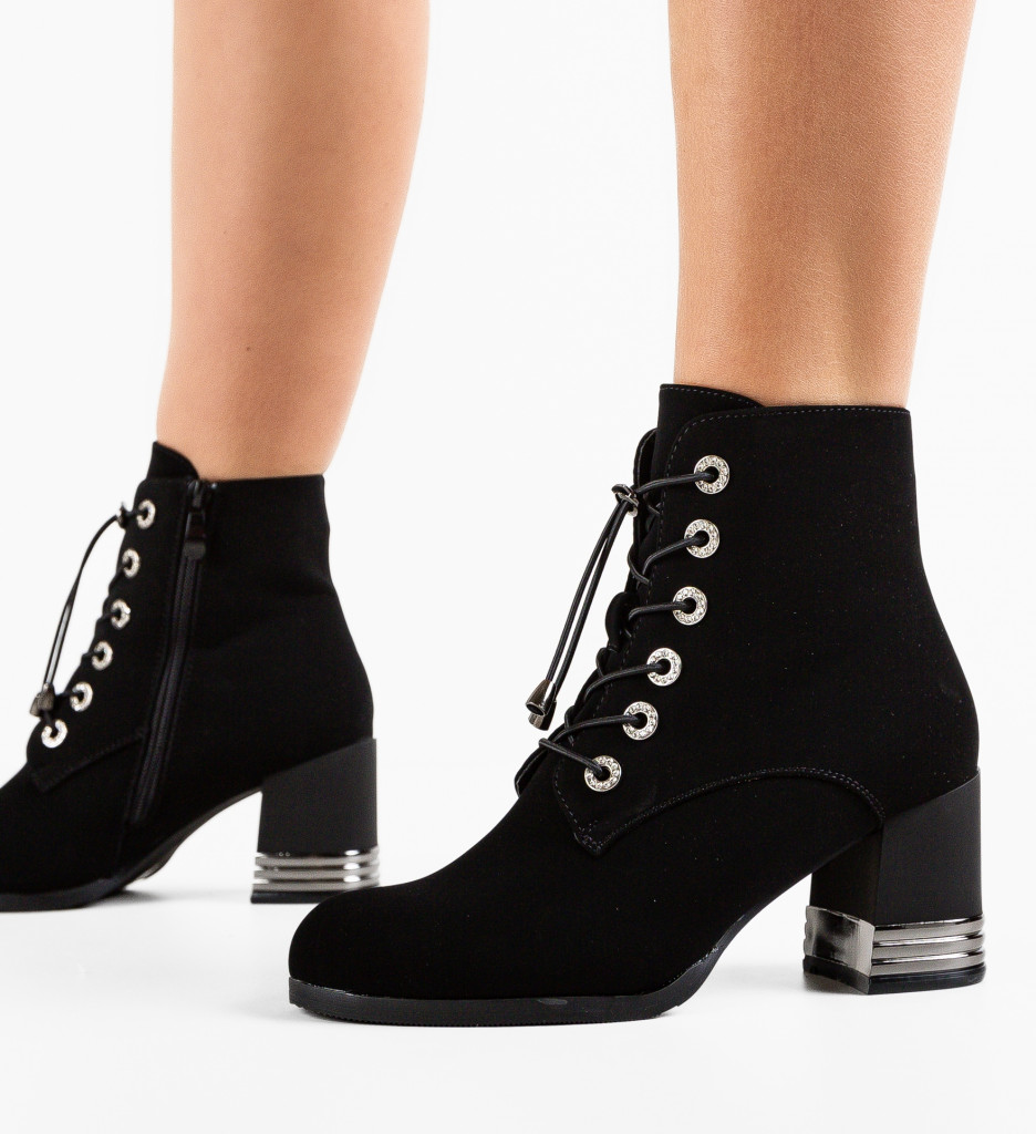 Botine Dama Thea Negre | Stil și Confort - imagine 2