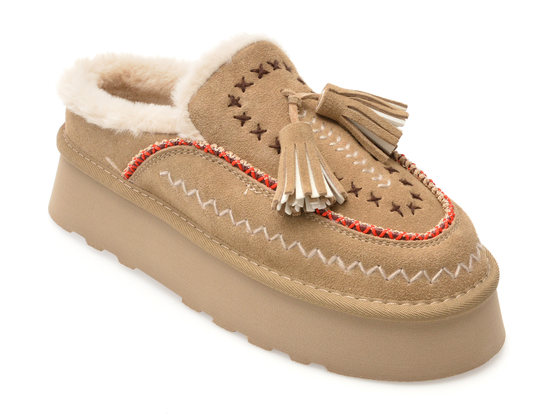 Papuci O-JOO Gwen | Sabot Piele Confort