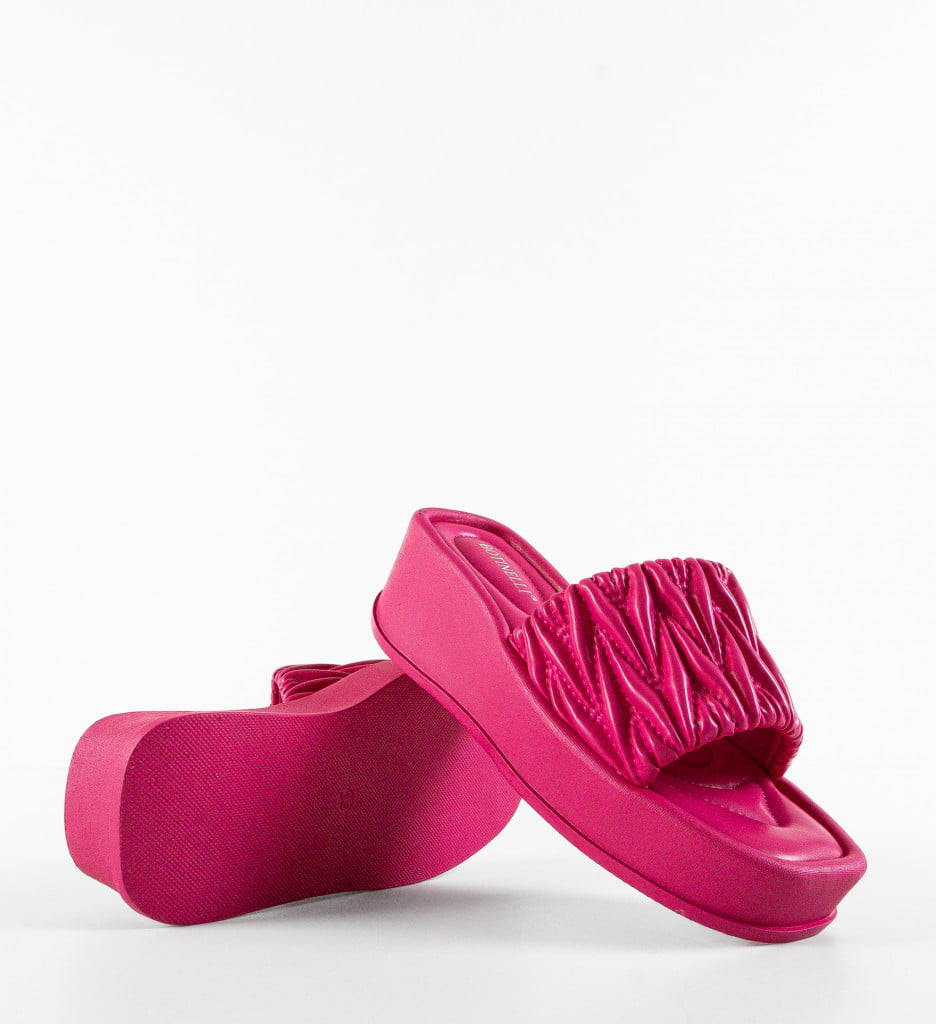 Papuci dama Torne Fuchsia - Confort și Stil - imagine 12