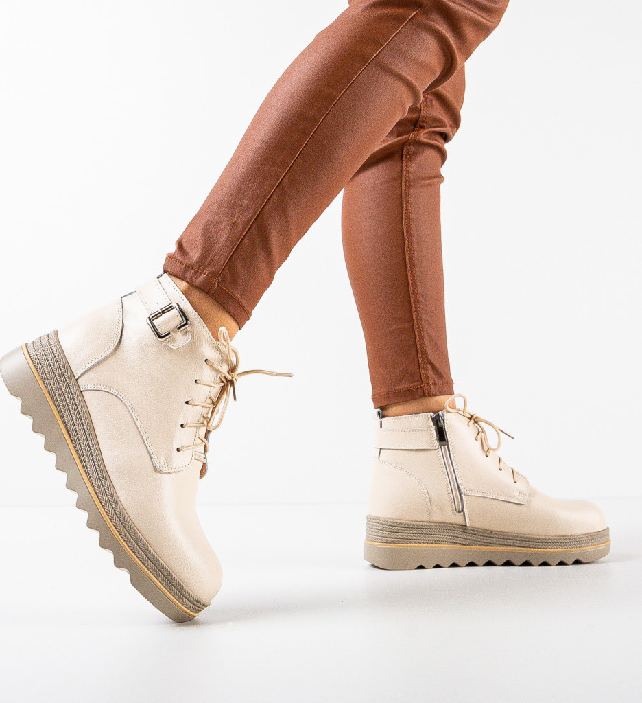 Ghete Dama Bej Elegante | Solders - imagine 2
