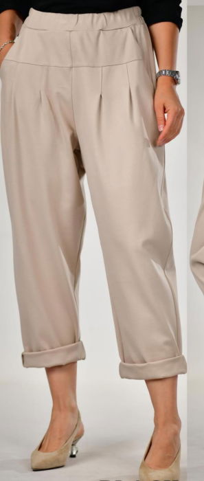 Pantaloni Vascoza cu Pliuri | Confort Lejer Shopika