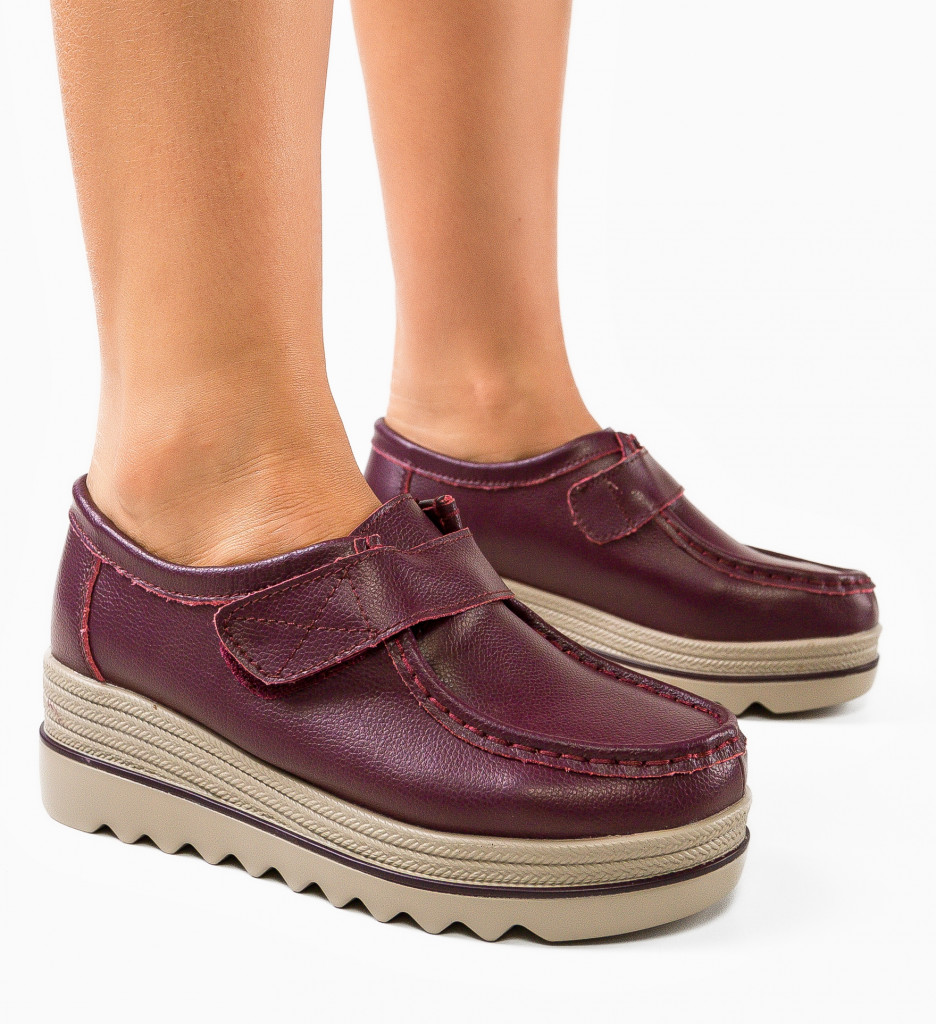 Pantofi Casual Straif Grena - Confort și Stil - imagine 2