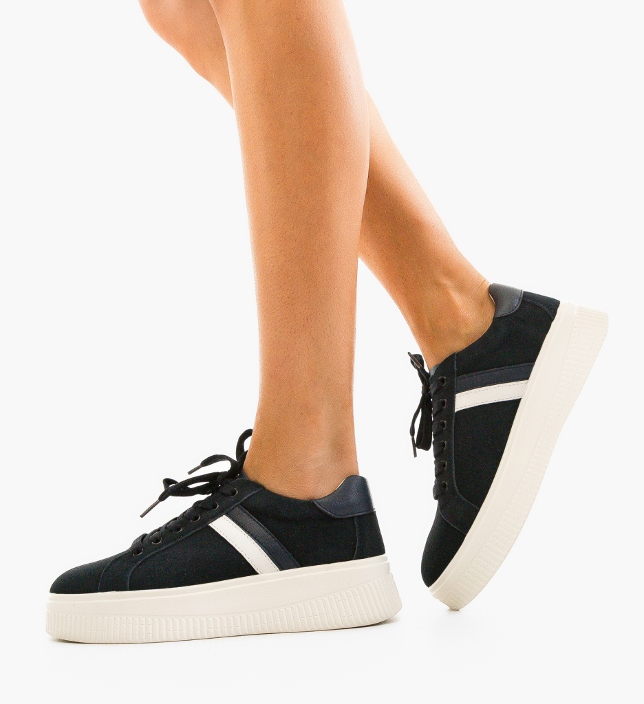 Sneakers Dama Wansa Bleumarin - Confort & Stil - imagine 5