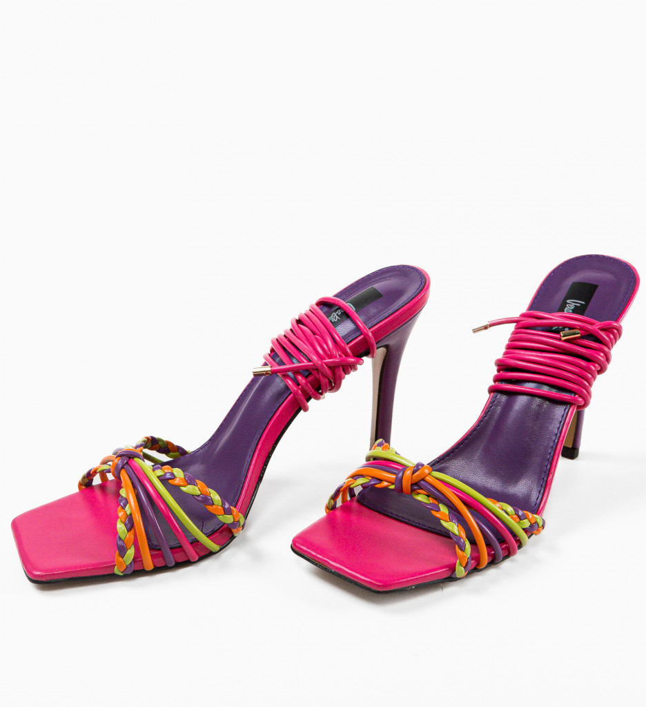 Sandale Toc Sameera Multi Elegante - imagine 5