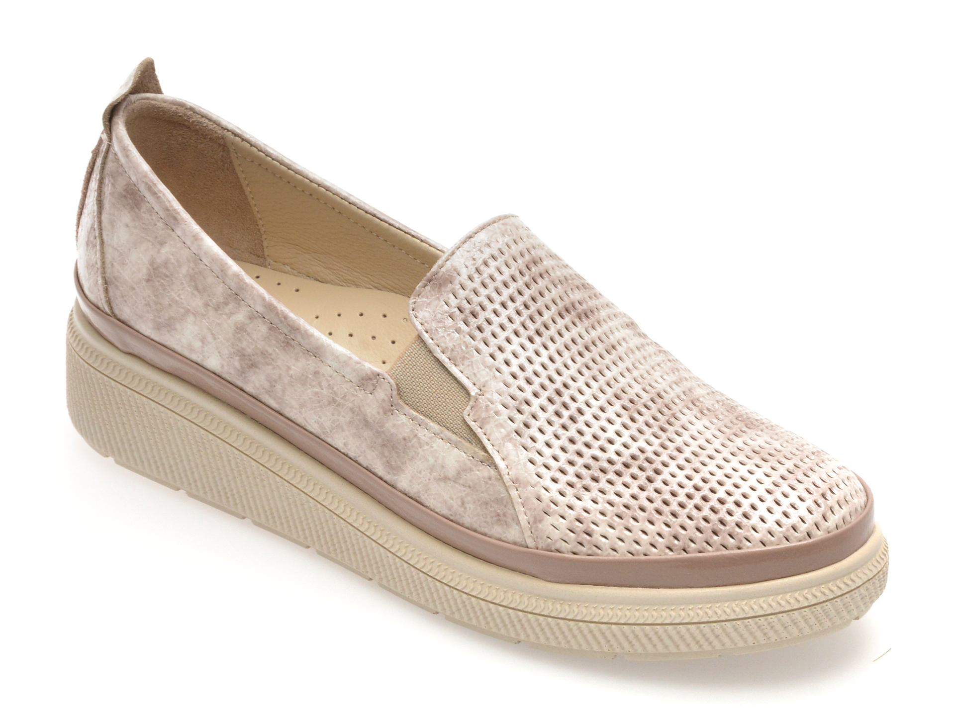 Pantofi Casual Eleganti IMAGE in Piele Lacuita