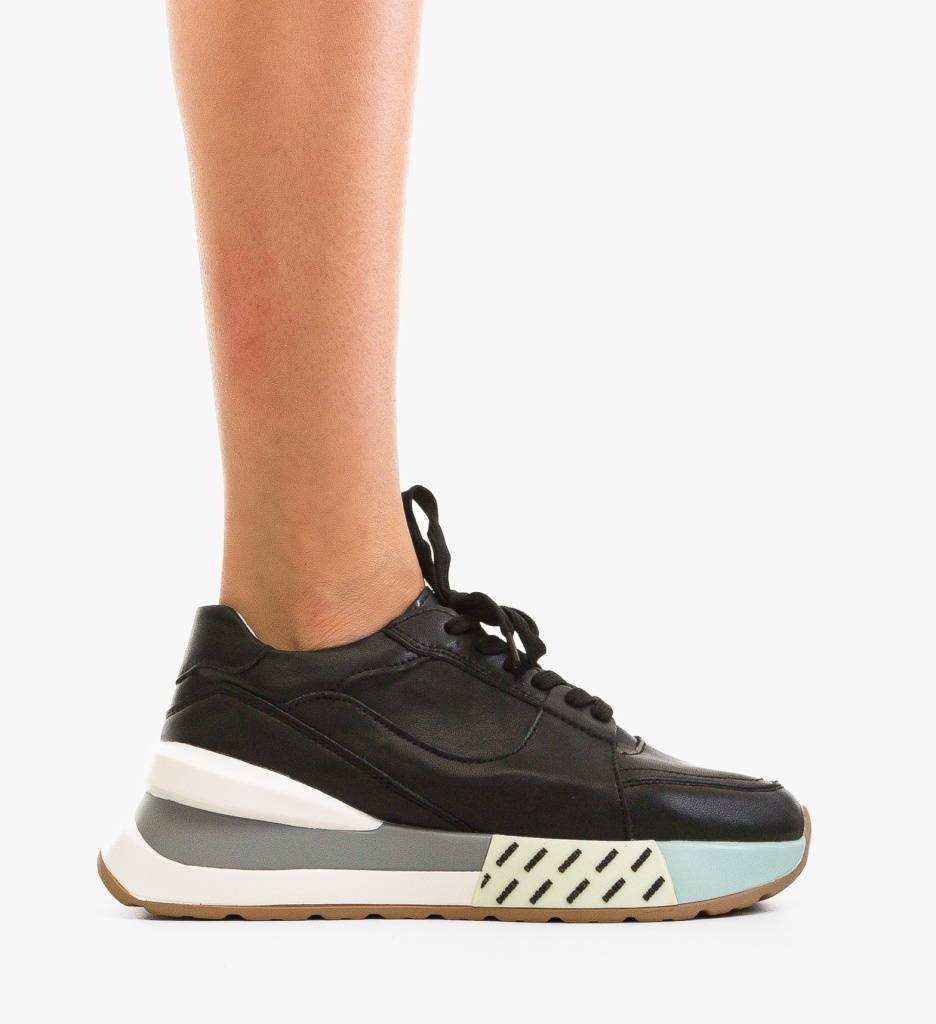 Sneakers Dama Vega Negri | Confort și Stil - imagine 3