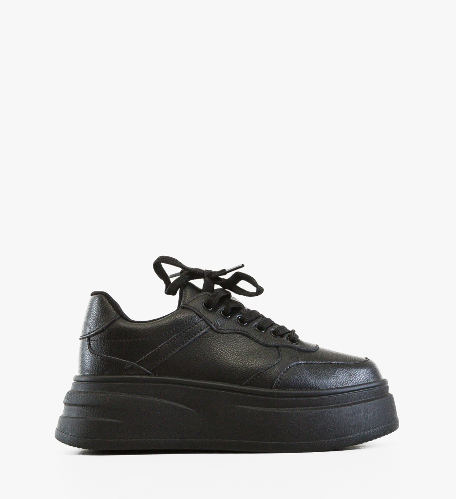 Sneakers Dama Momda Negre – Confort Stilat - imagine 6