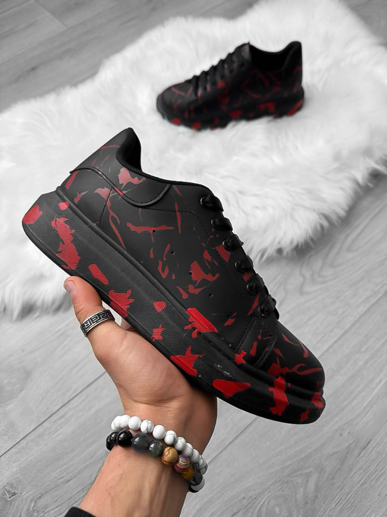 Adidași Bărbați Casual Imprimeu Roșu - Confort