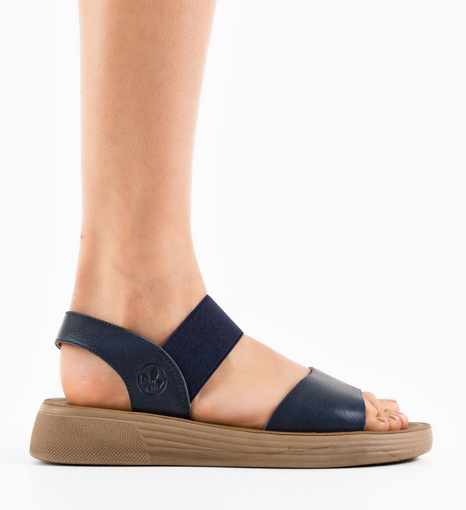 Sandale Dama Crescen Bleumarin | Eleganță Vară - imagine 4