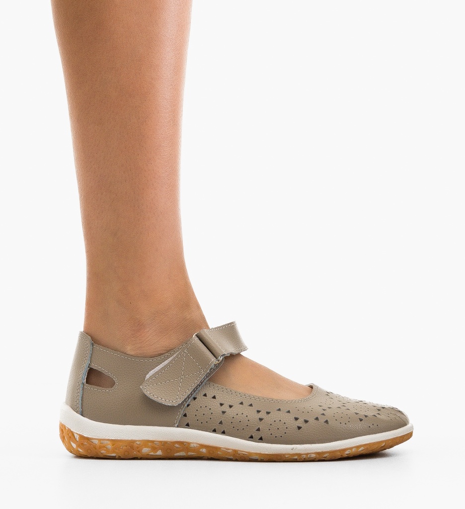 Pantofi Casual Silka Gri - Confort & Stil - imagine 6
