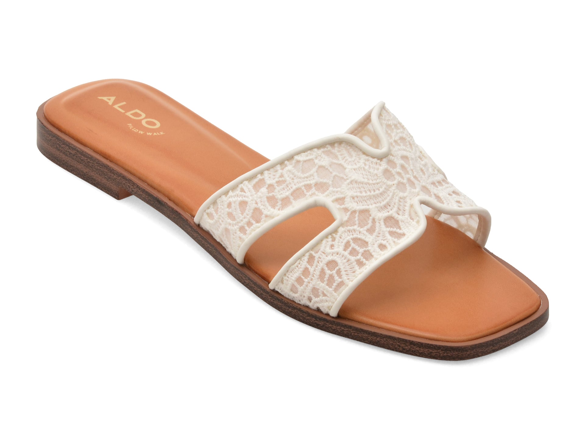 Papuci ALDO albi ITSANDAL 121, textil confortabili
