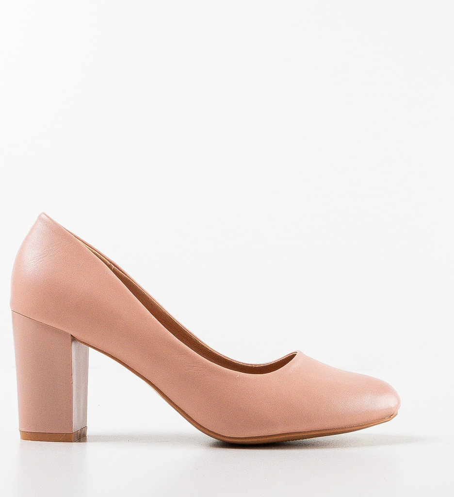 Pantofi cu Toc Oliva Roz - Eleganță și Confort - imagine 5