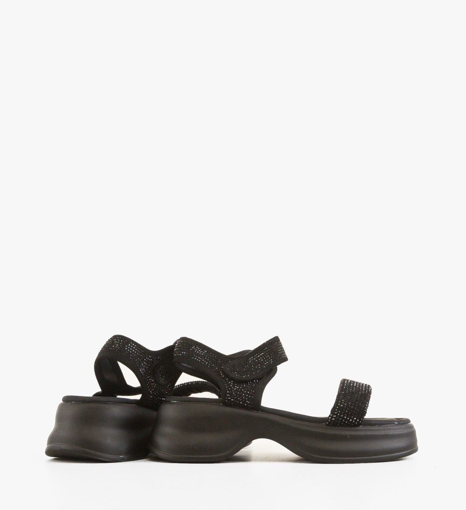 Sandale dama Ross Negre Elegante - imagine 2