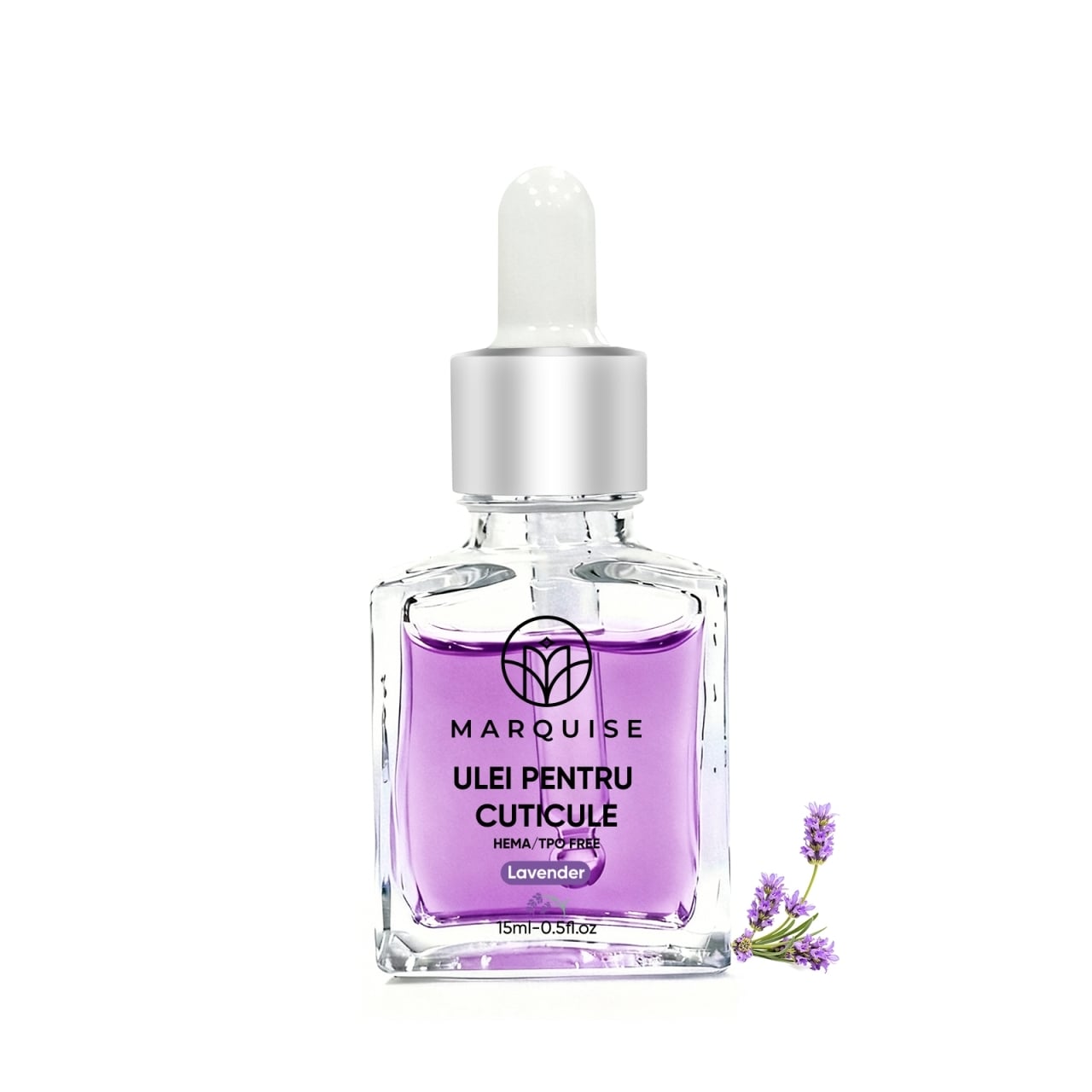 Ulei de cuticule cu pipeta Lavender, Marquise, 15 ml