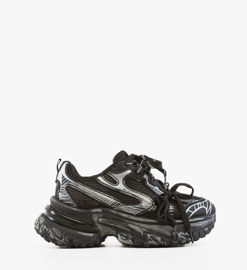 Sneakers dama Rarrw Negri - Confort Sport - imagine 6