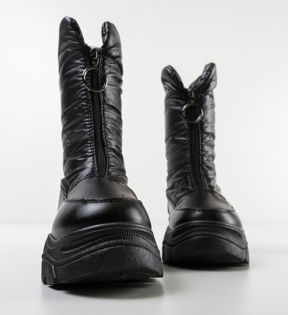 Ghete Dama Moty Negre | Eleganță Urbană - imagine 7