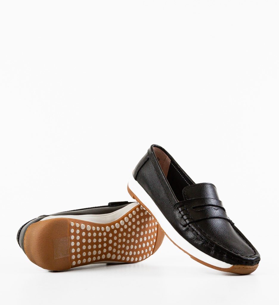 Pantofi Casual Uyteu Negri - Confort & Stil - imagine 5