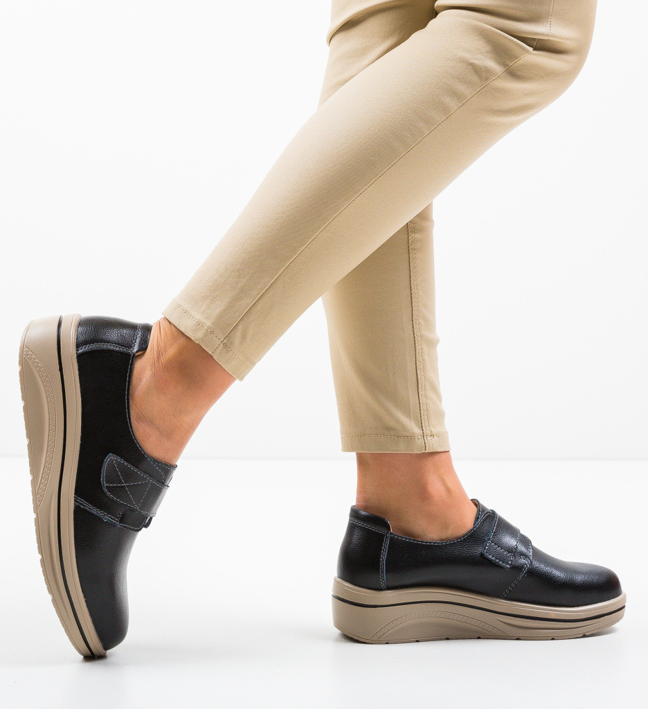 Pantofi Casual Onionte Negri | Versatilitate Zilnică