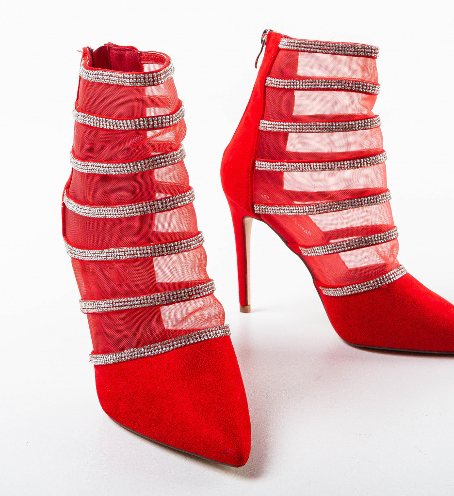 Botine Benas Rosii Dama - Stil și Eleganță - imagine 4