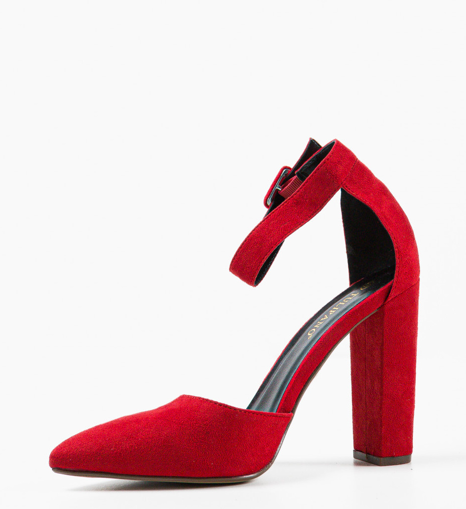 Pantofi cu Toc Rosii Khalid - Eleganță Asigurată - imagine 4