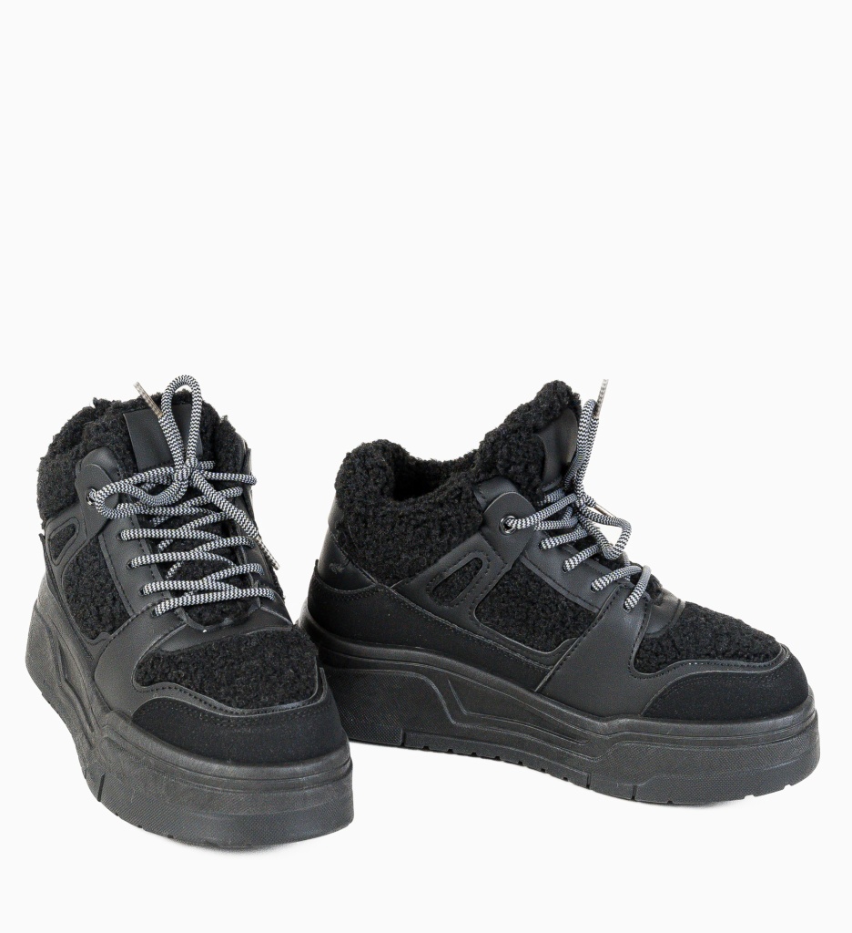 Sneakersi Dama Pupujen Negre - Confort și Stil - imagine 7