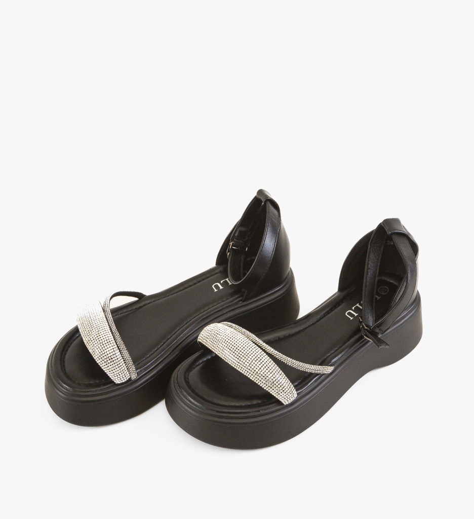 Sandale Dama Korne Negre Elegante și Confortabile - imagine 5