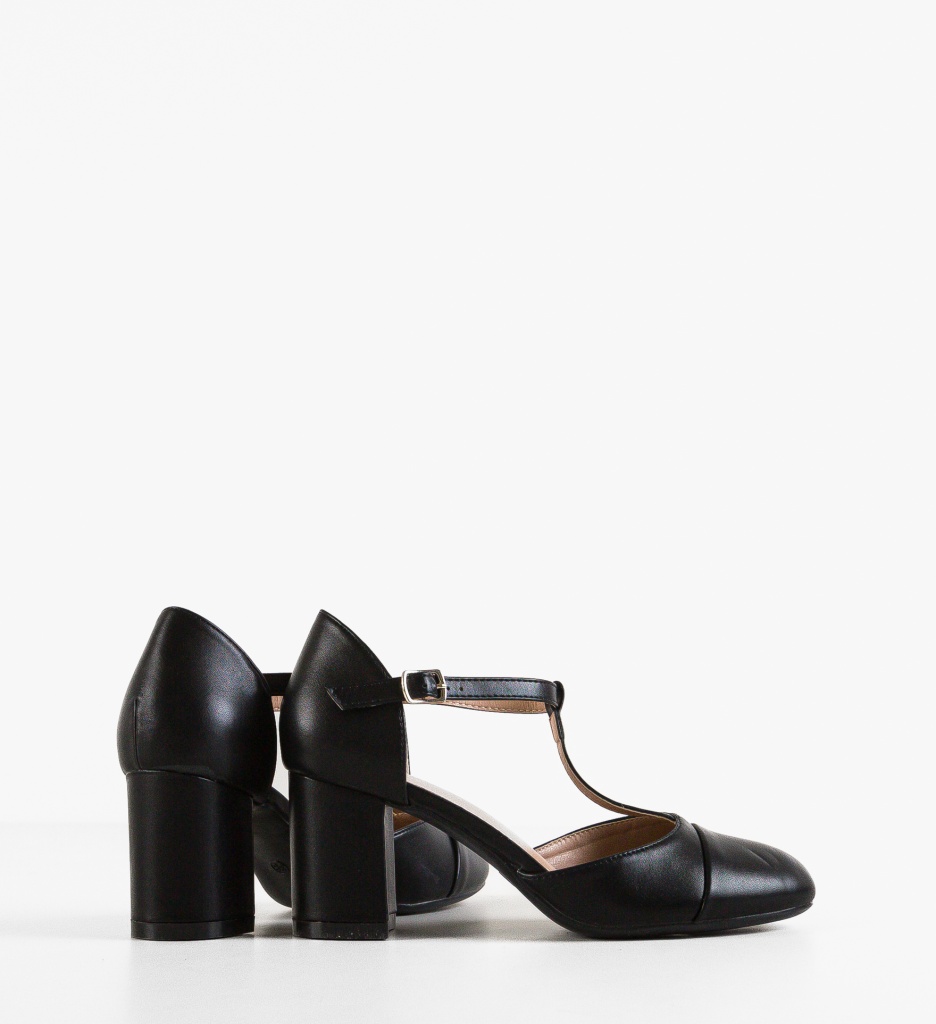 Pantofi Dama Ambe Negri | Toc Eleganți - imagine 3