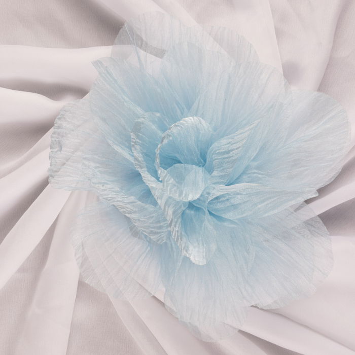 Brosa Organza Shopika 20cm Bleu