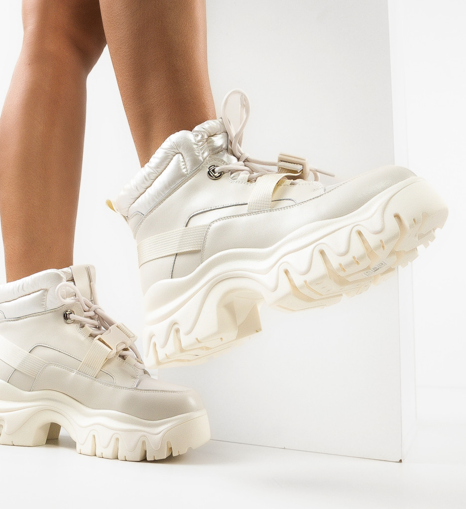 Sneakers Gelini Bej - Confort și Stil - imagine 3