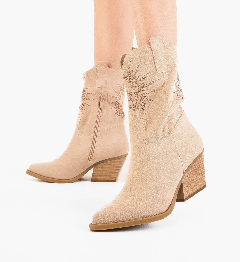 Botine Dama Iwan Bej - Eleganță și Confort - imagine 3