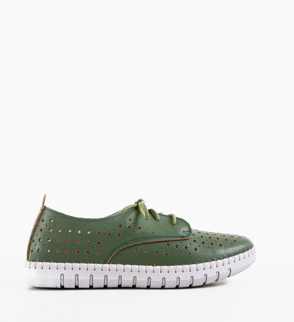 Pantofi Casual Hilio Verzi | Stil și Confort - imagine 3