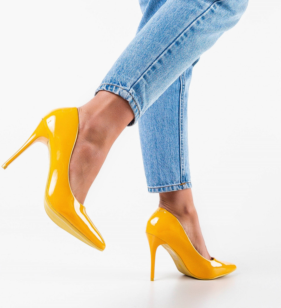 Pantofi Chiel Galbeni | Eleganță și Stil