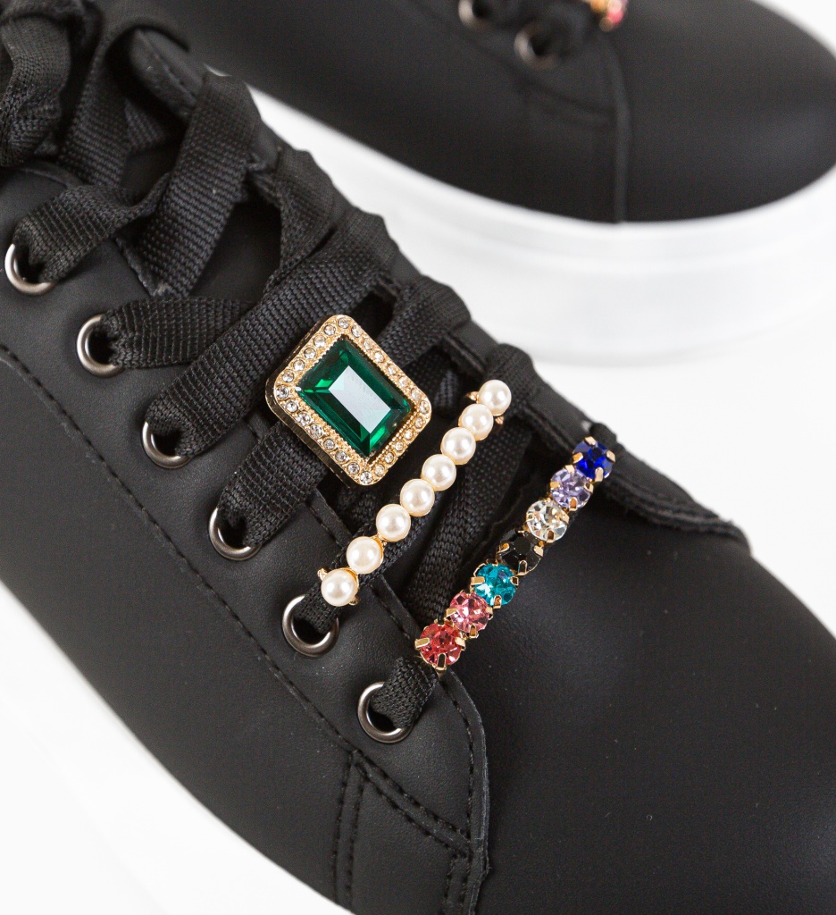Sneakers Dama Bryson Negri | Confort Asigurat - imagine 7