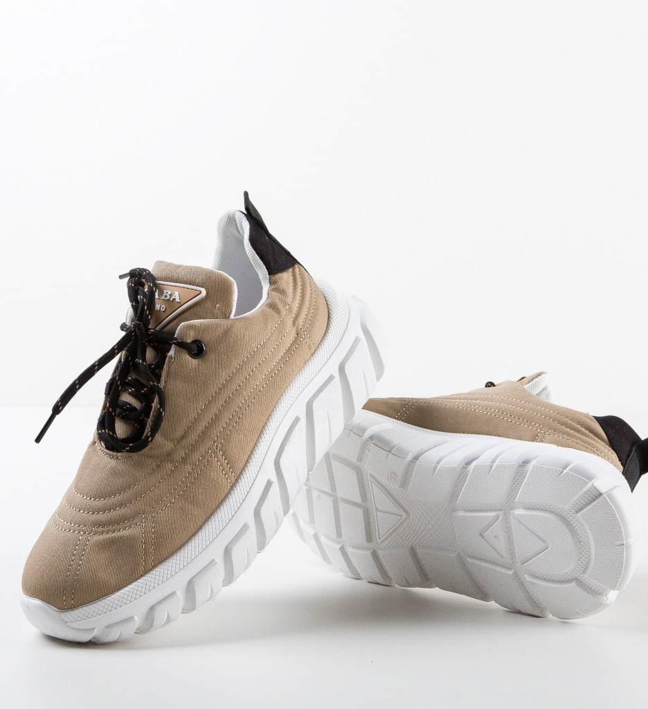 Sneakers Dama Aviana Khaki - Confort și Stil - imagine 8