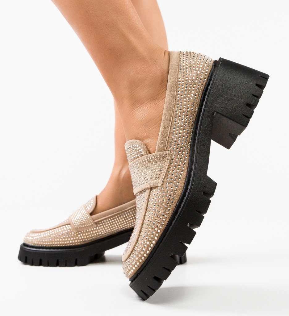 Pantofi Casual Marks Bej - Confort și Stil - imagine 2