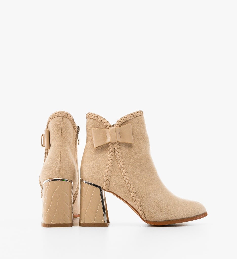 Botine Dama Baian Bej | Eleganță și Stil - imagine 4