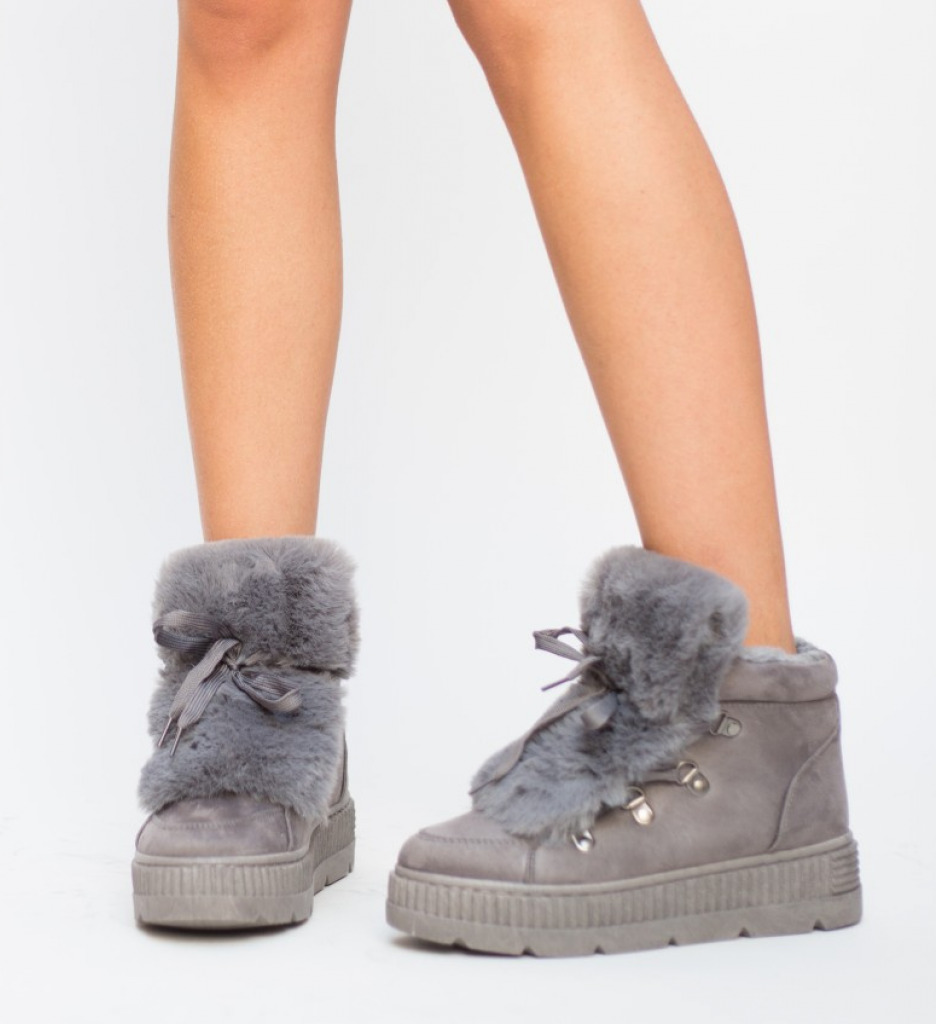 Pantofi Sport Digia Gri – Confort Casual - imagine 3