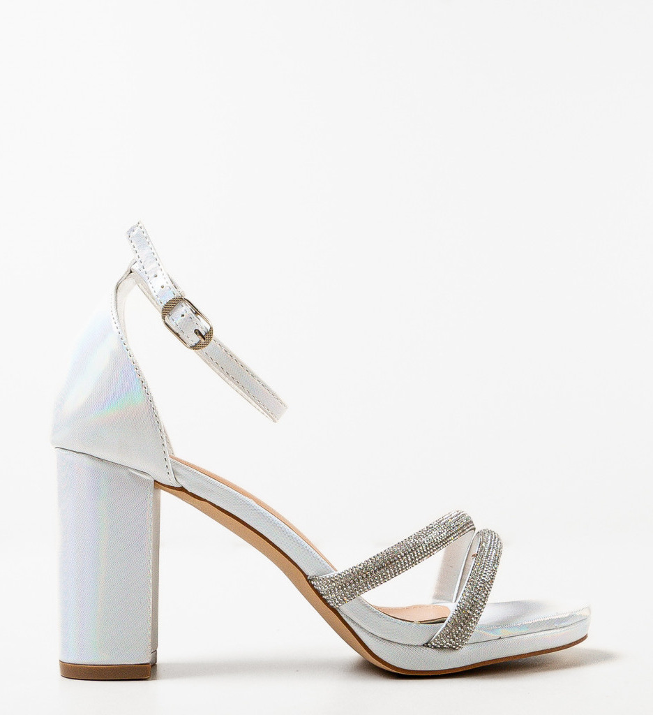 Sandale Argintii Carter | Stil si Eleganta - imagine 5