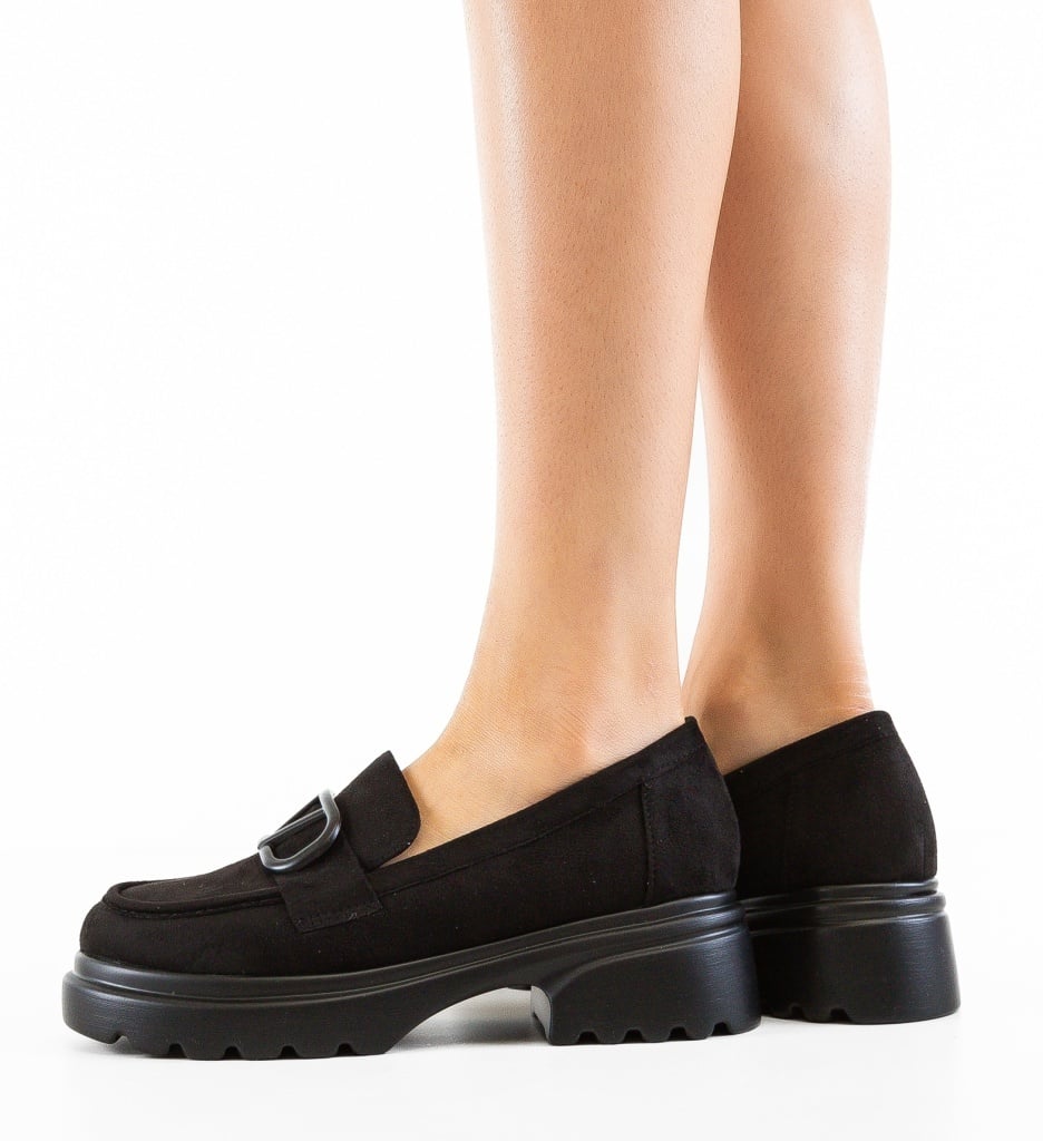 Pantofi Casual Dama Akon Negri – Confort și Stil - imagine 2