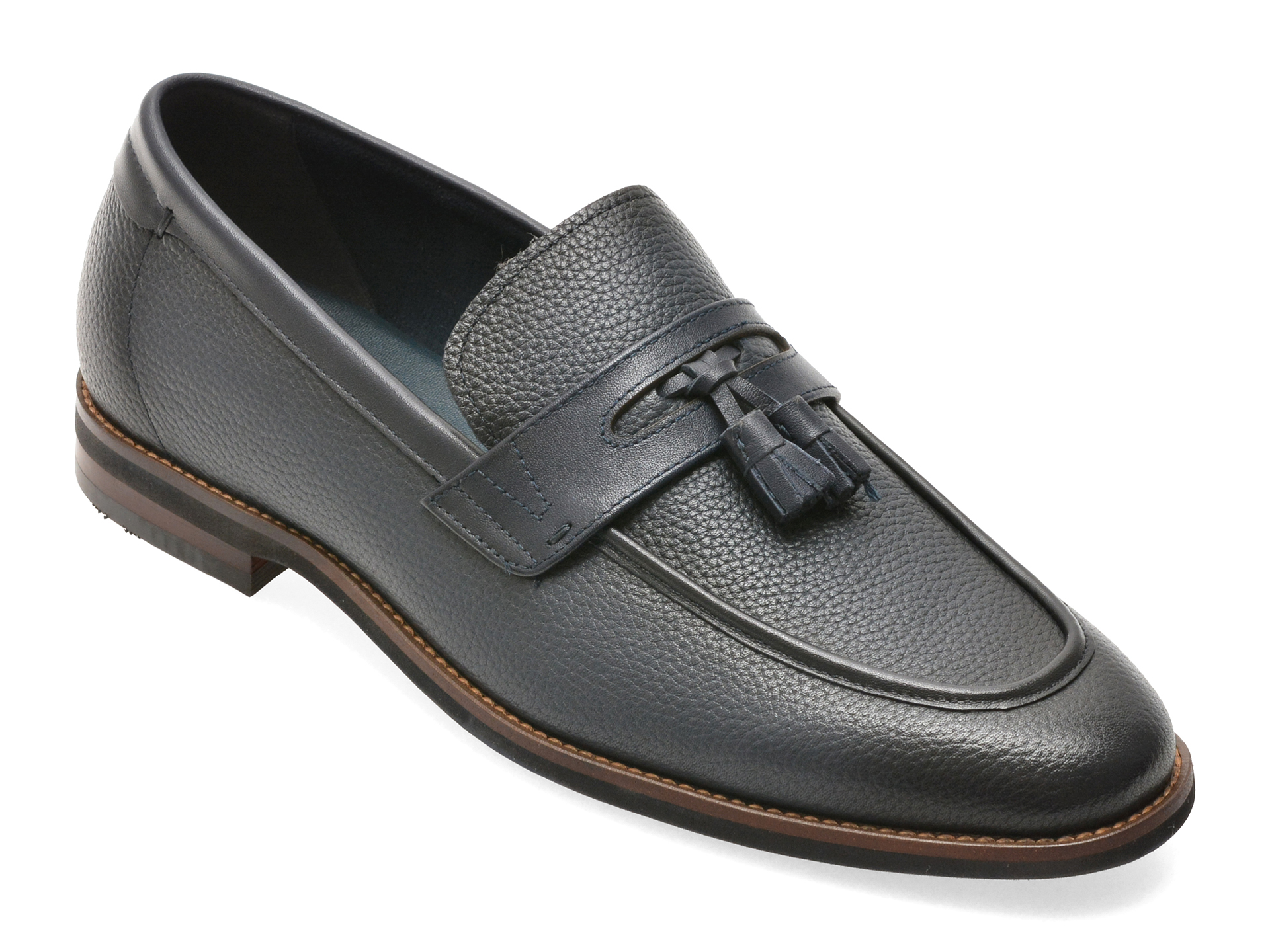 Mocasini Epica Bleumarin Piele Naturală