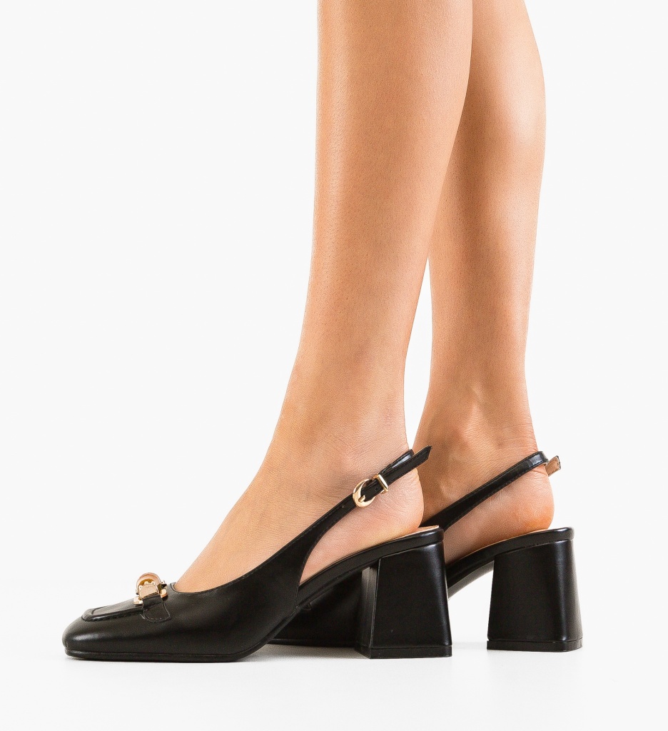 Pantofi Nasee Negri - Eleganță și Stil - imagine 2