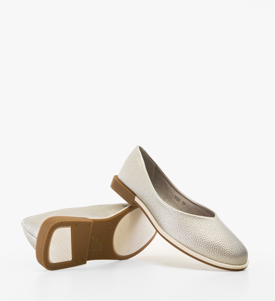Balerini Argintii Dama - Confort si Eleganta - imagine 5